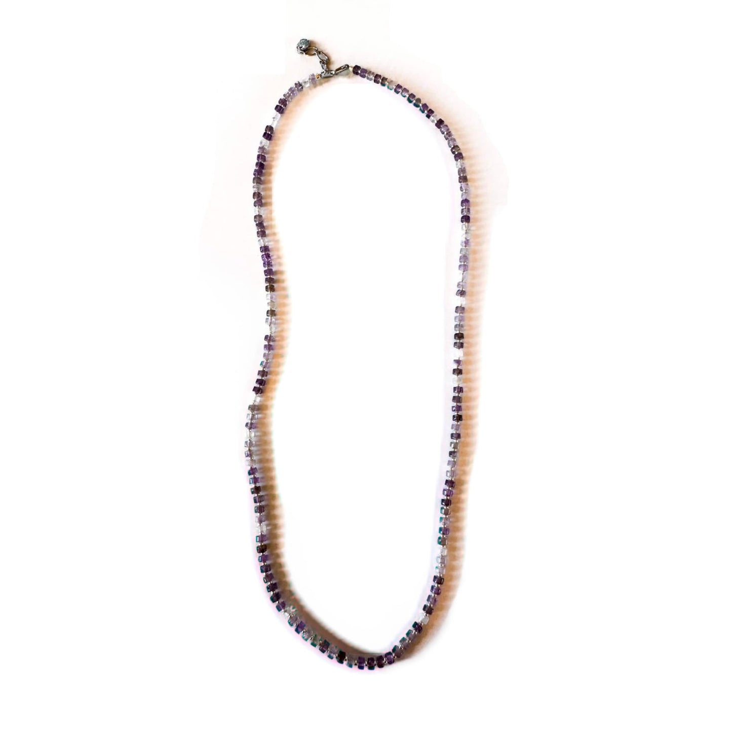 Fishbone Amethyst Necklace - Handmade by Mella - Fishbone -