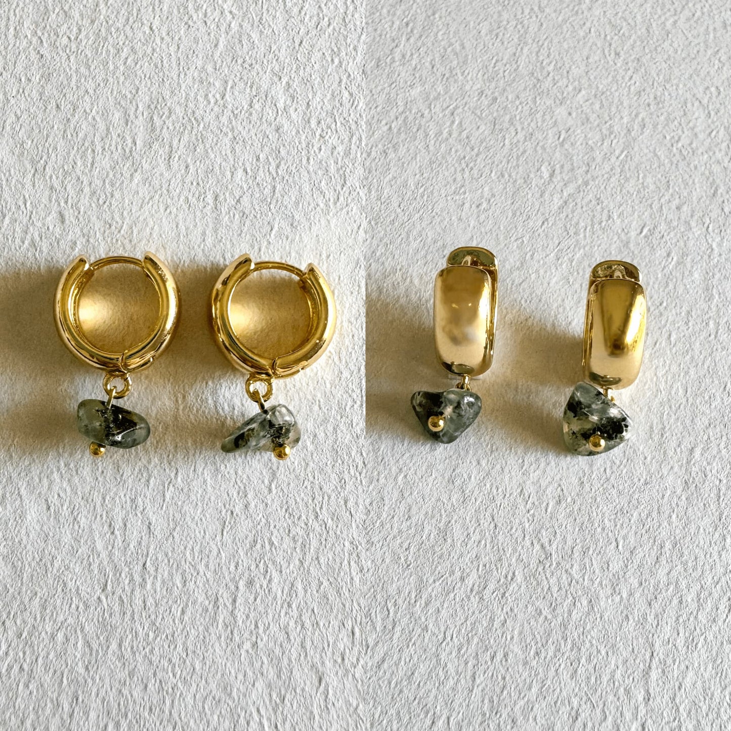Luna Earrings - Handmade by Mella - Earrings - Agate -