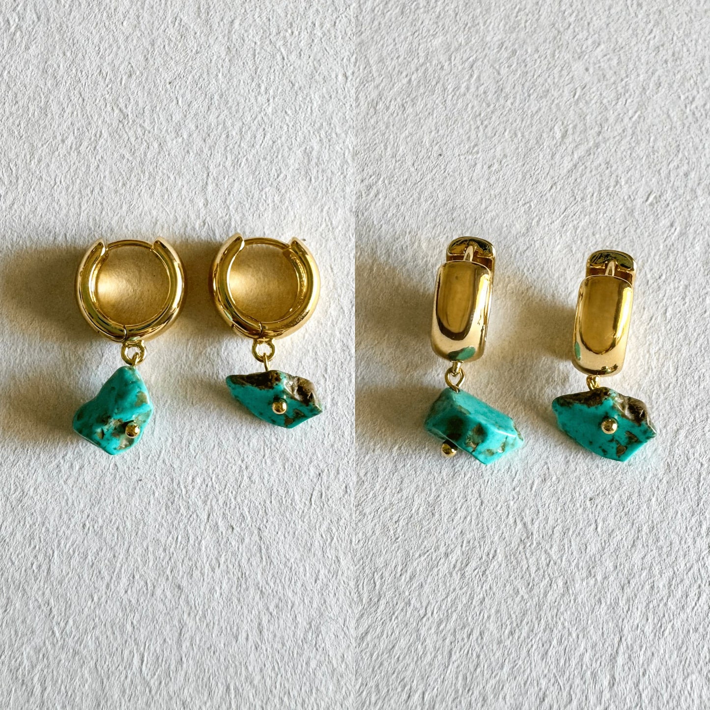 Luna Earrings - Handmade by Mella - Earrings - Turquoise -