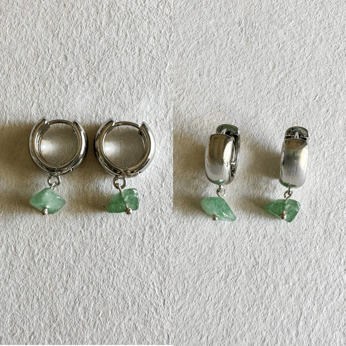 Luna Earrings - Handmade by Mella - Earrings - Aventurine -