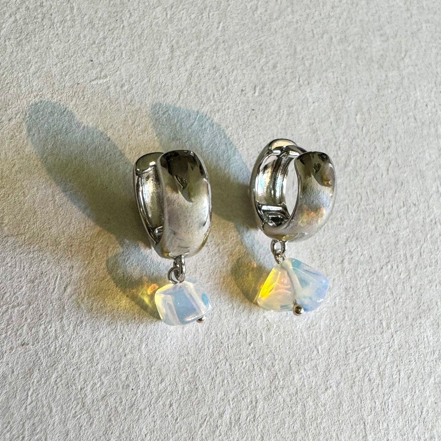 Luna Earrings - Handmade by Mella - Earrings - Moonstone -