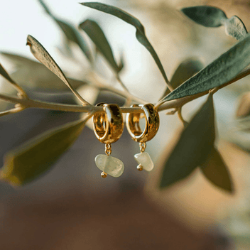 Amazonite Luna Earrings