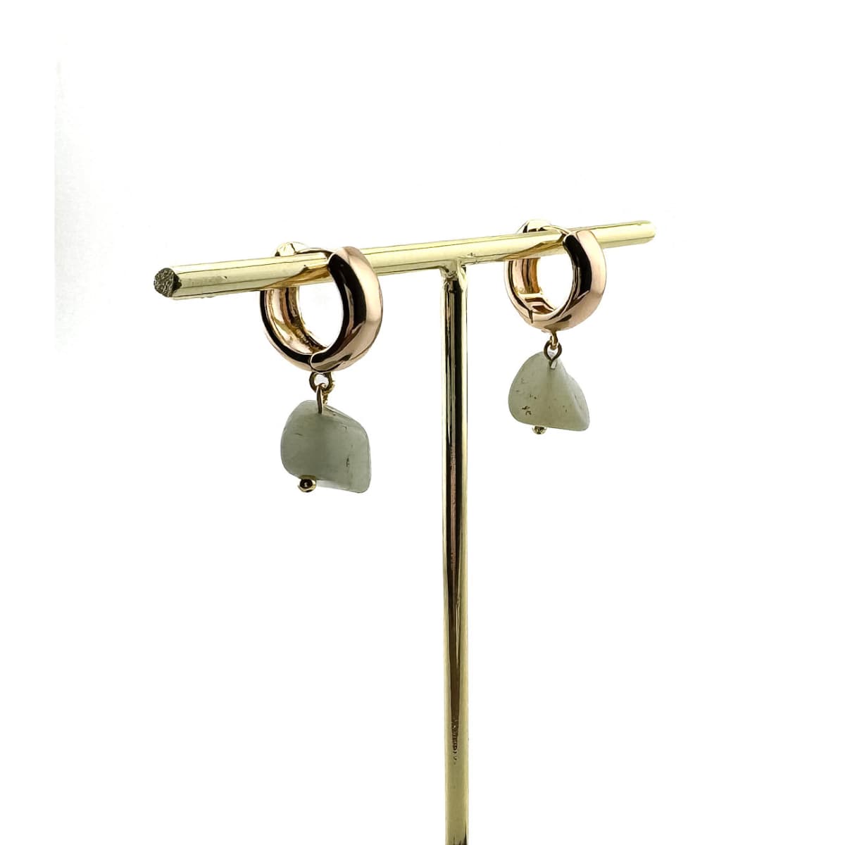 Amazonite Luna Earrings - Handmade by Mella - Luna - 