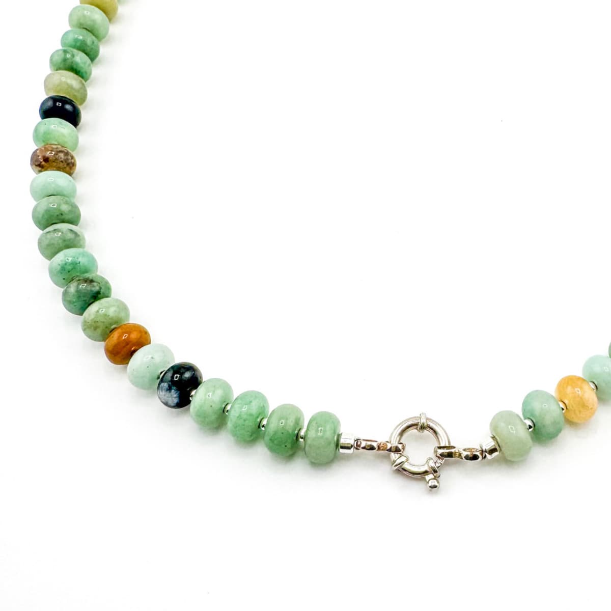 Chunky Amazonite Necklace - Handmade by Mella - Chunky - 