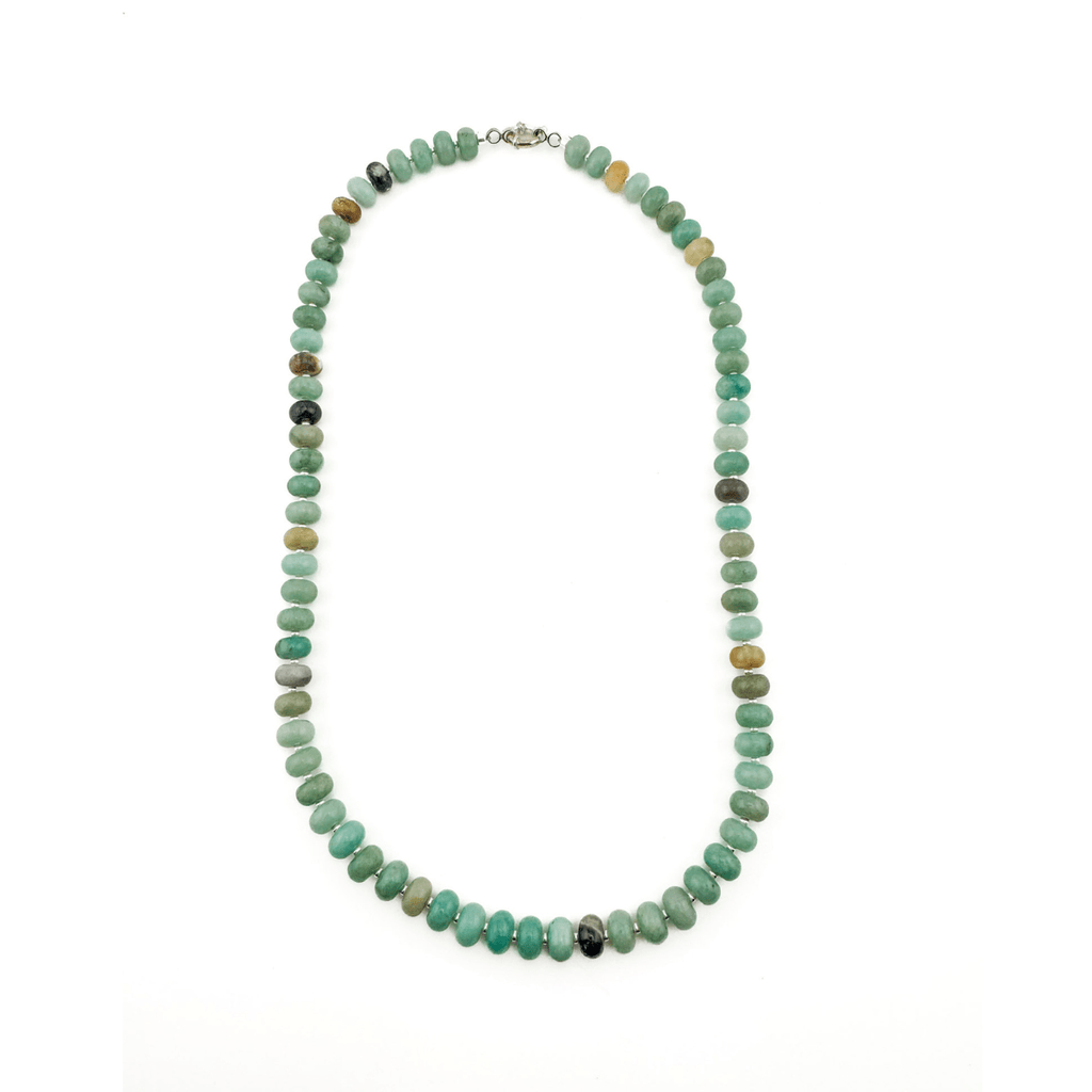 Chunky Amazonite Necklace - Handmade by Mella - Chunky - 