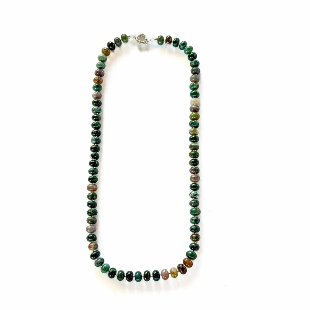 Chunky Indian Agate Necklace - Handmade by Mella - necklace - 