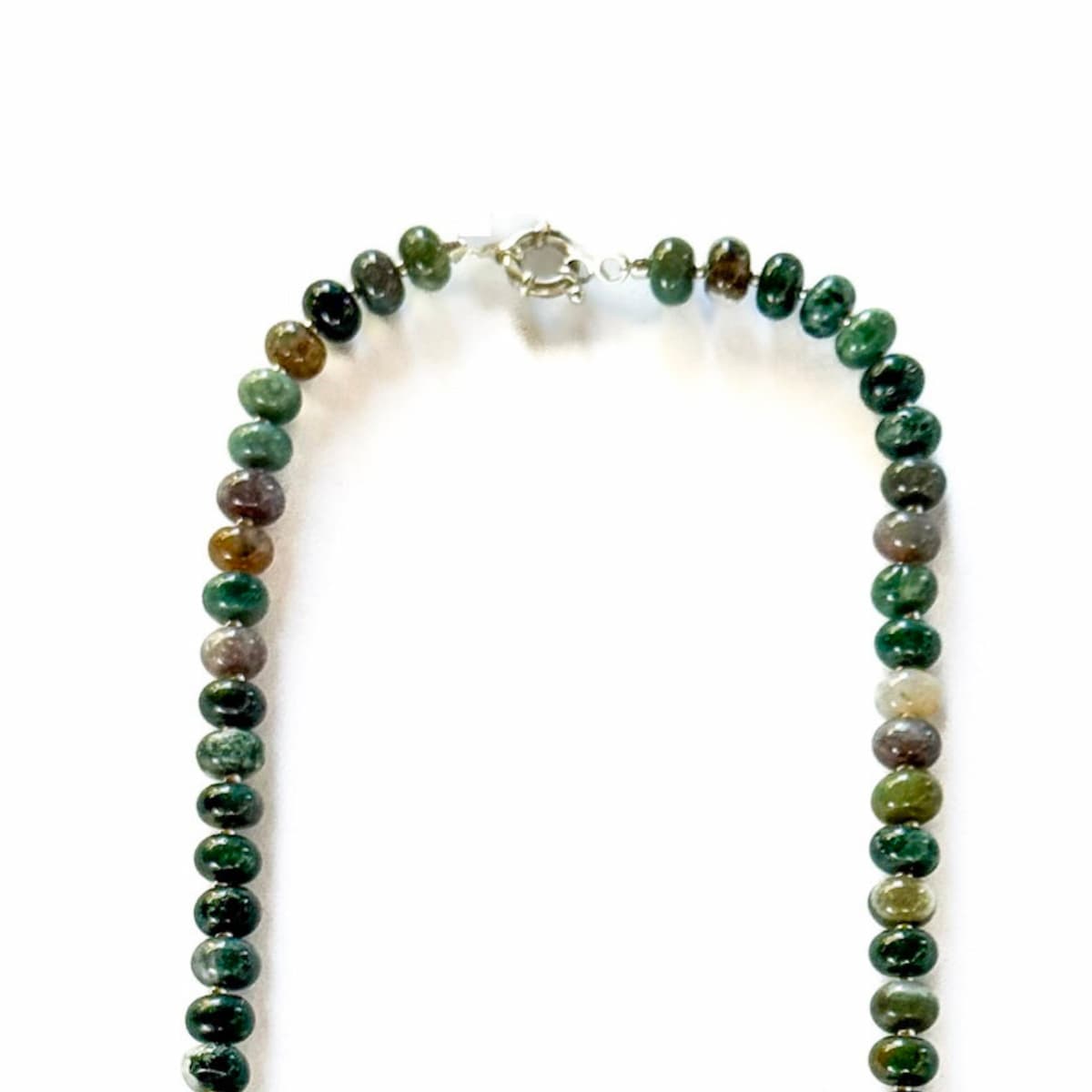 Chunky Indian Agate Necklace - Handmade by Mella - necklace - 