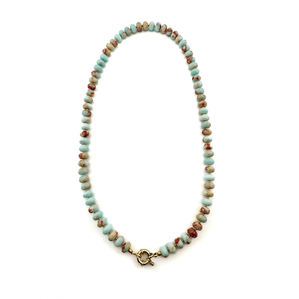 Chunky Shoushan Necklace - Handmade by Mella - Chunky - 