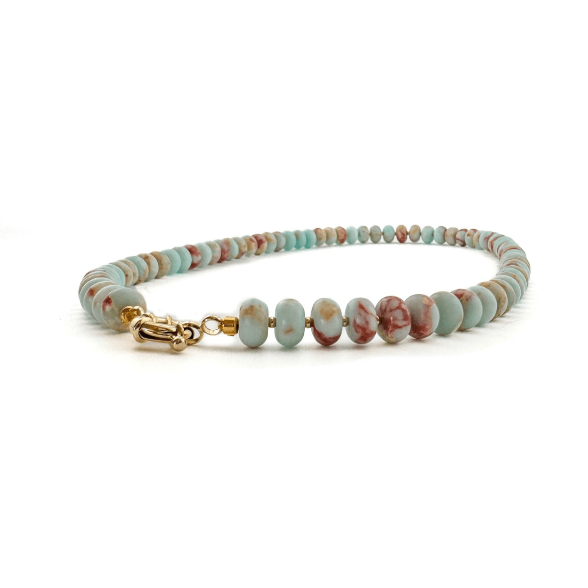 Chunky Shoushan Necklace - Handmade by Mella - Chunky - 