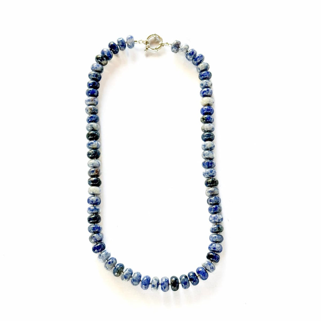 Chunky Sodalite Necklace - Handmade by Mella - necklace - 