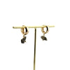 Dalmatian Jasper Luna Earrings