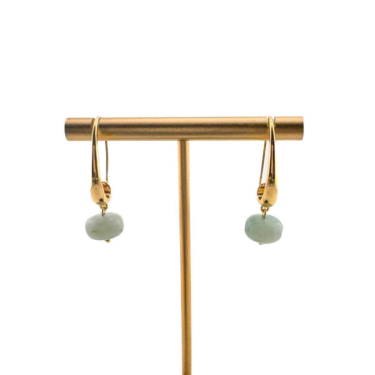 Drop Amazonite Earrings - Handmade by Mella - 