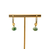 Drop Moss Agate Earrings