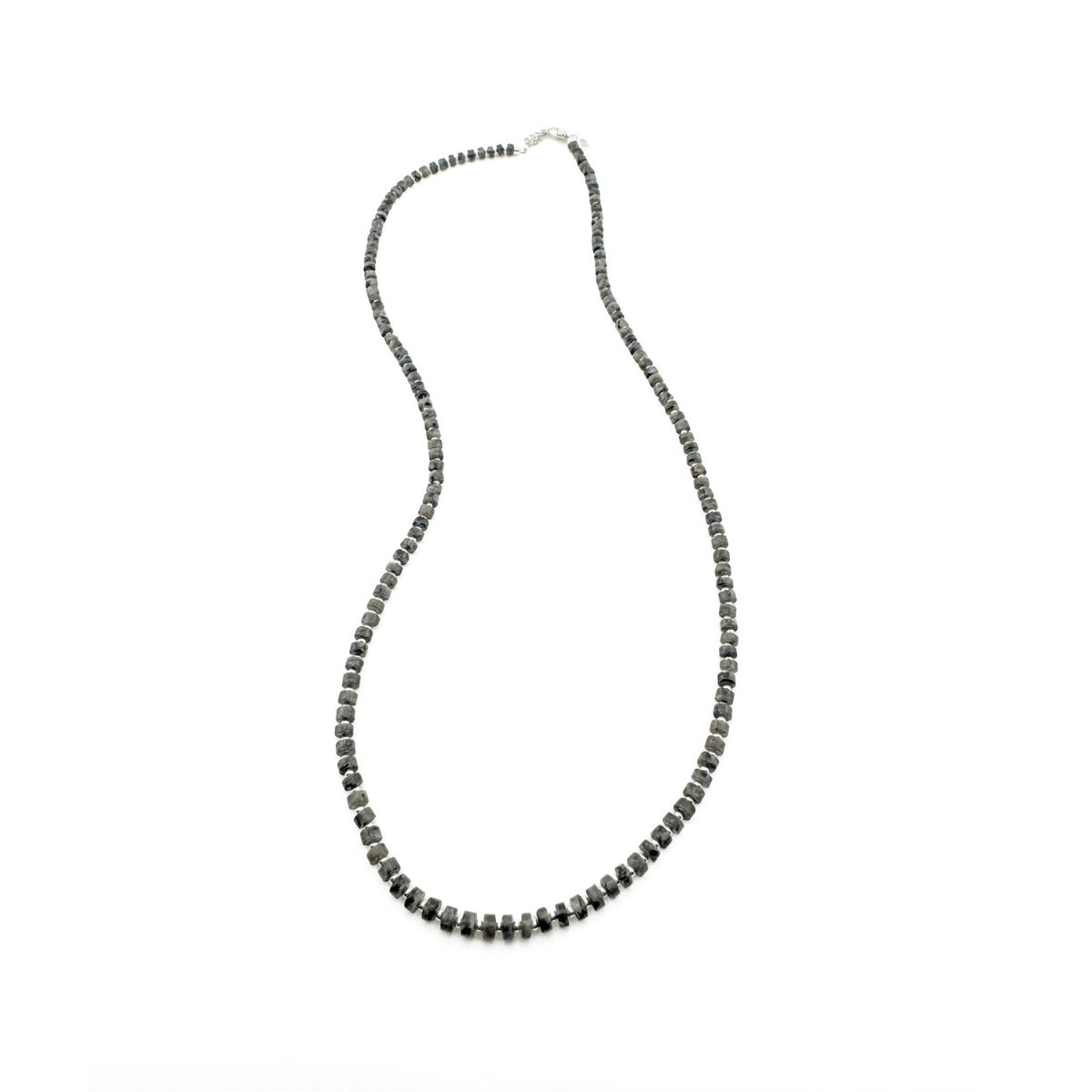 Fishbone Labradorite Necklace - Handmade by Mella - necklace - 