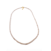 Collar de cuarzo rosa con espina de pescado