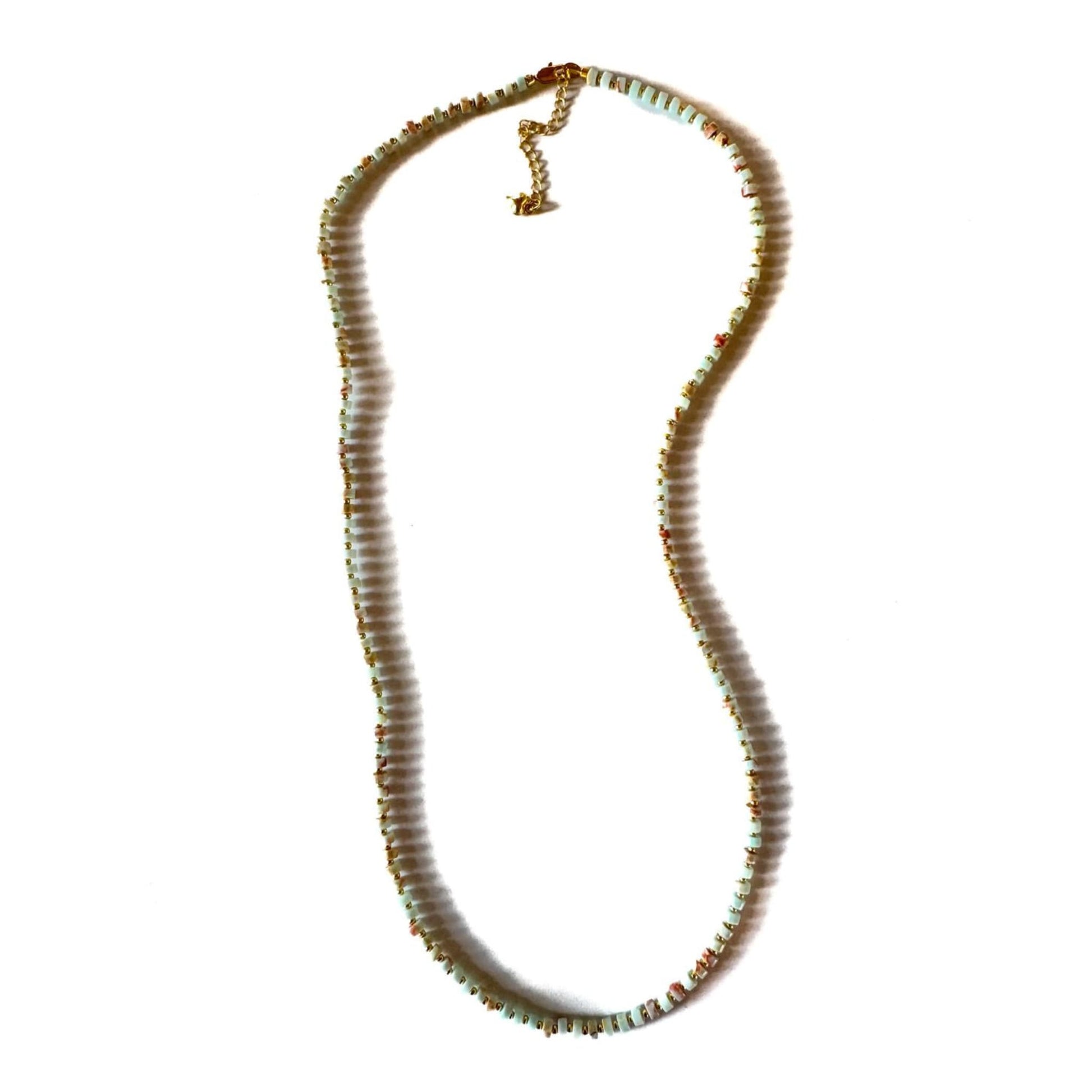 Fishbone Shoushan Necklace - Handmade by Mella - Fishbone - 