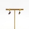 Fishbone Tiger’s Eye Stud Earrings
