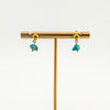 Fishbone Turquoise Stud Earrings