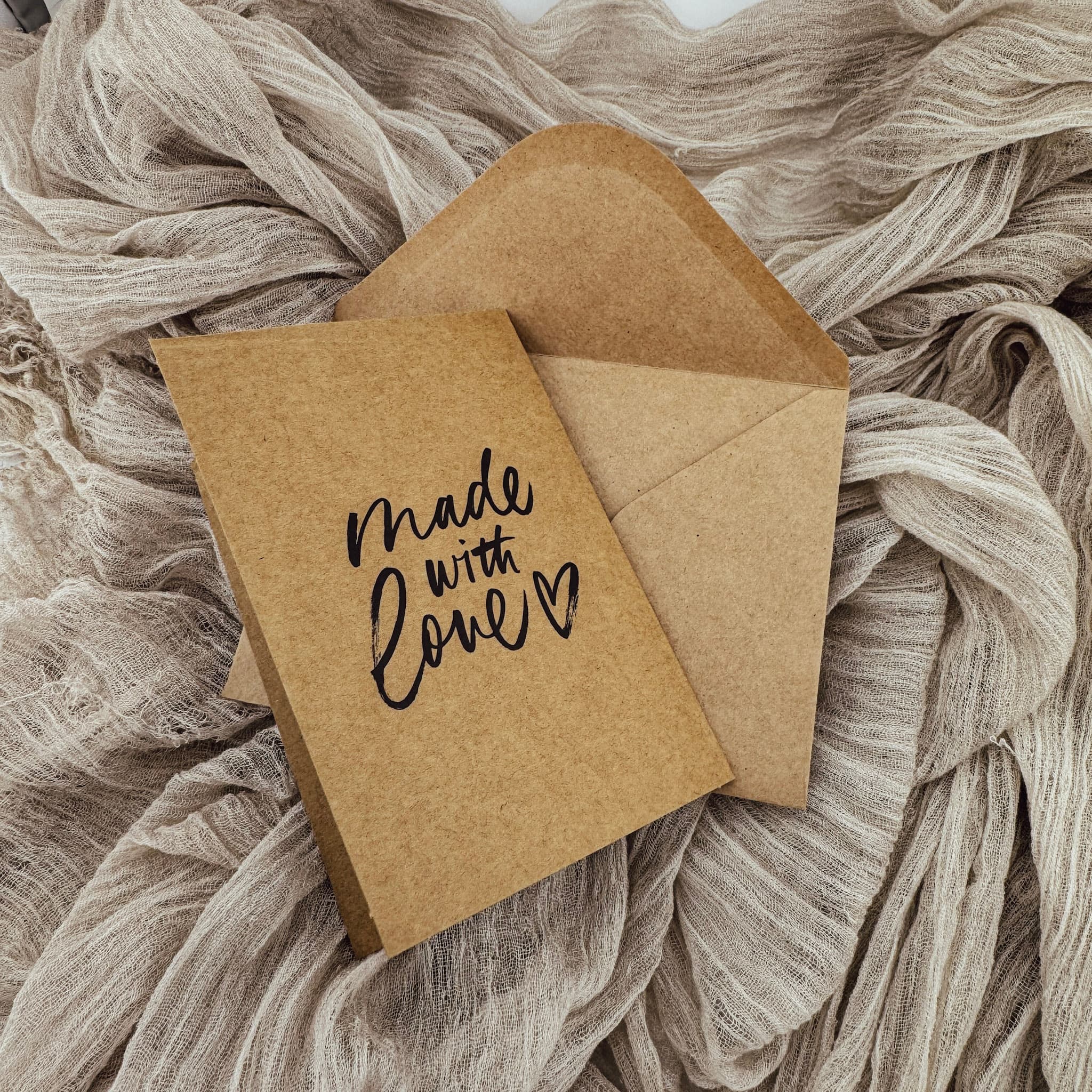 Greeting Card - Handmade by Mella - Made with love - 