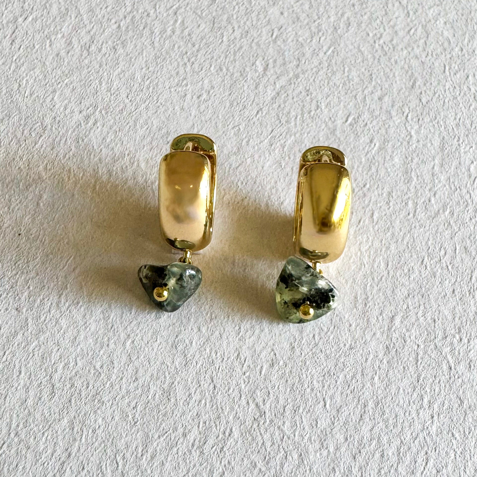 Luna Earrings - Handmade by Mella - Earrings - Agate - 