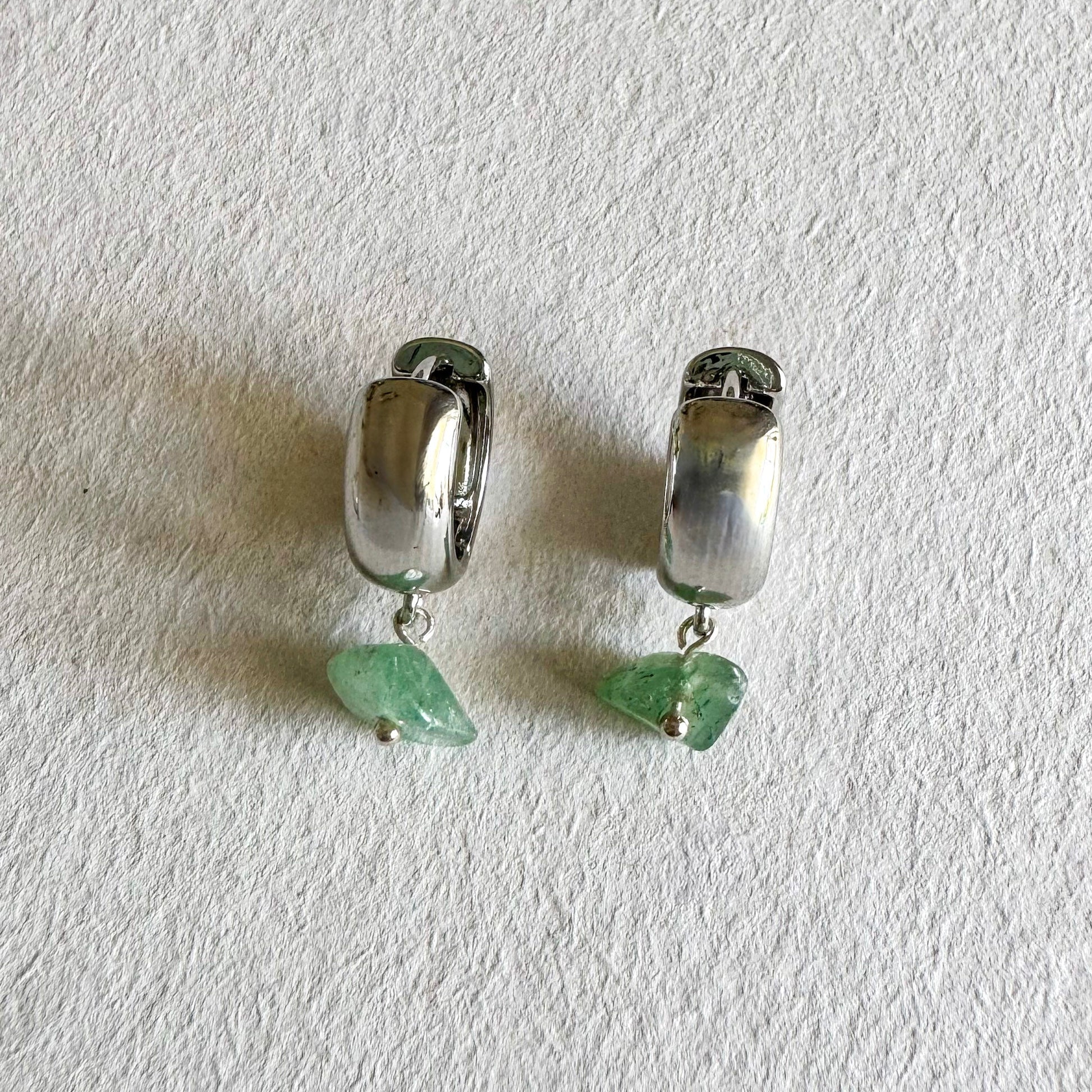 Luna Earrings - Handmade by Mella - Earrings - Aventurine - 