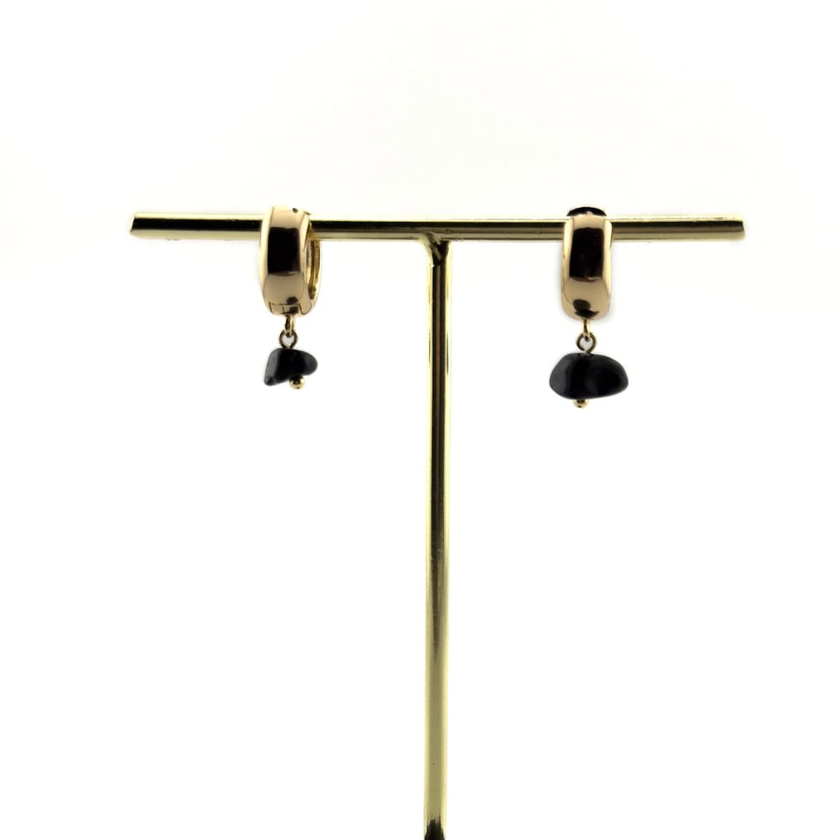 Obsidian Luna Earrings - Handmade by Mella - Luna - 