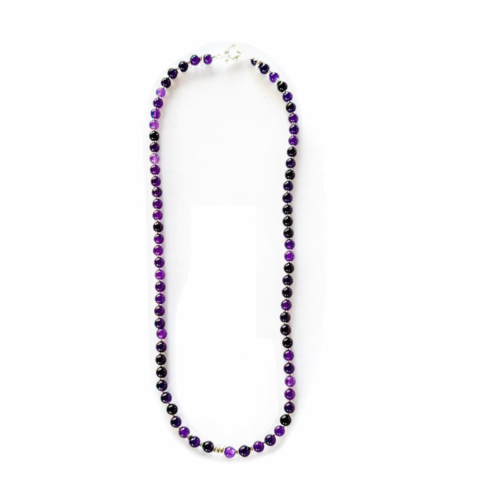 Oracle Amethyst Necklace - Handmade by Mella - necklace - 