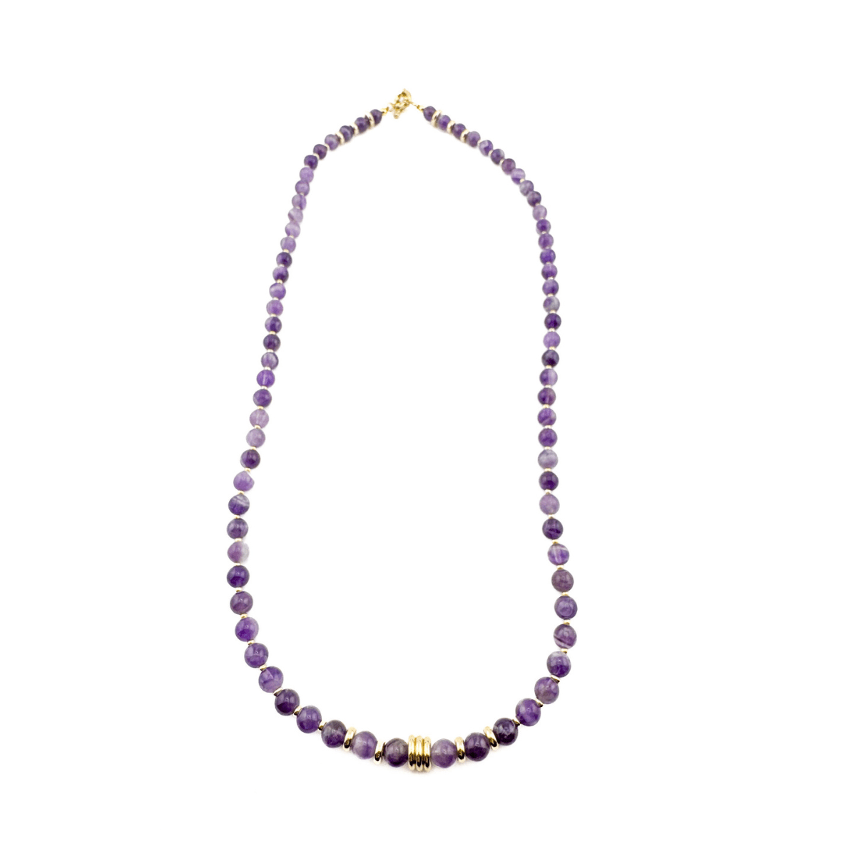 Oracle Amethyst Necklace | Intuition & Inner Clarity – Handmade by