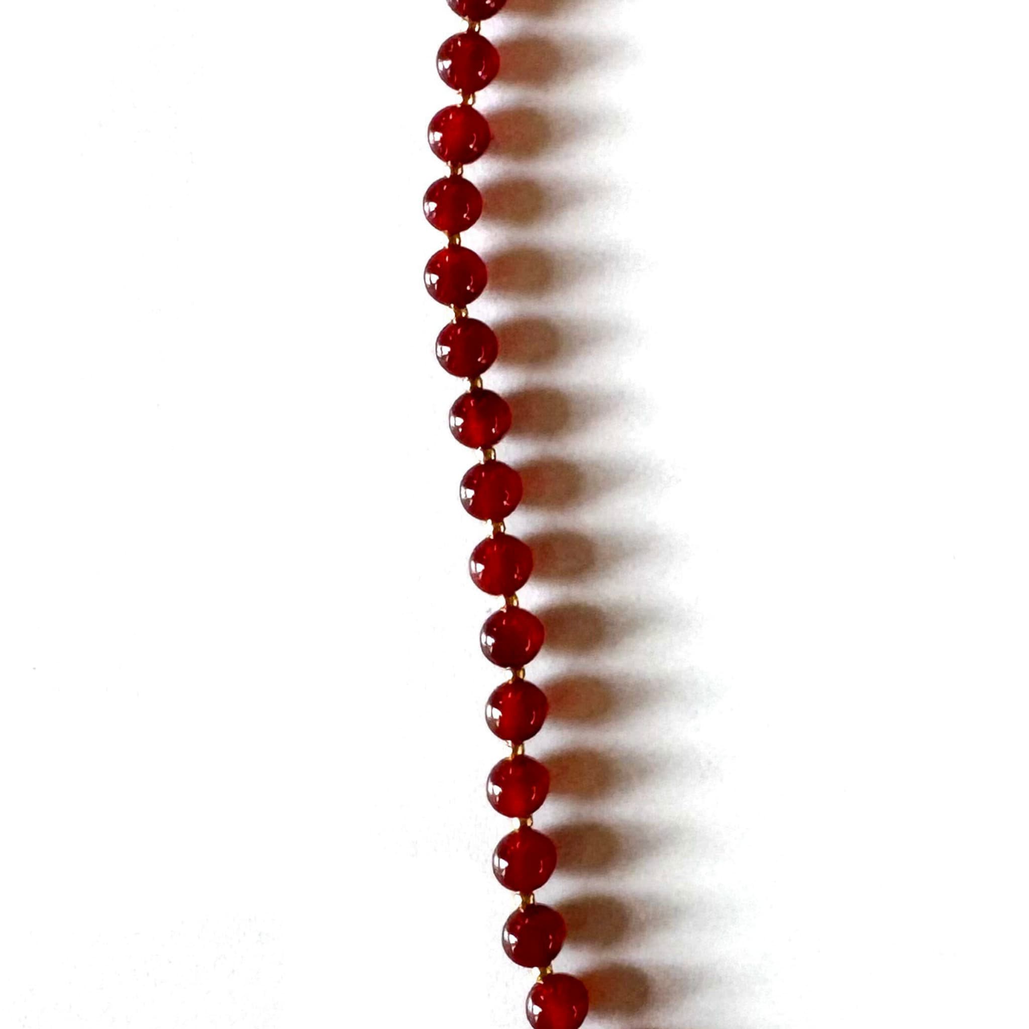 Oracle Bordeaux Agat Necklace - Handmade by Mella - Oracle - 