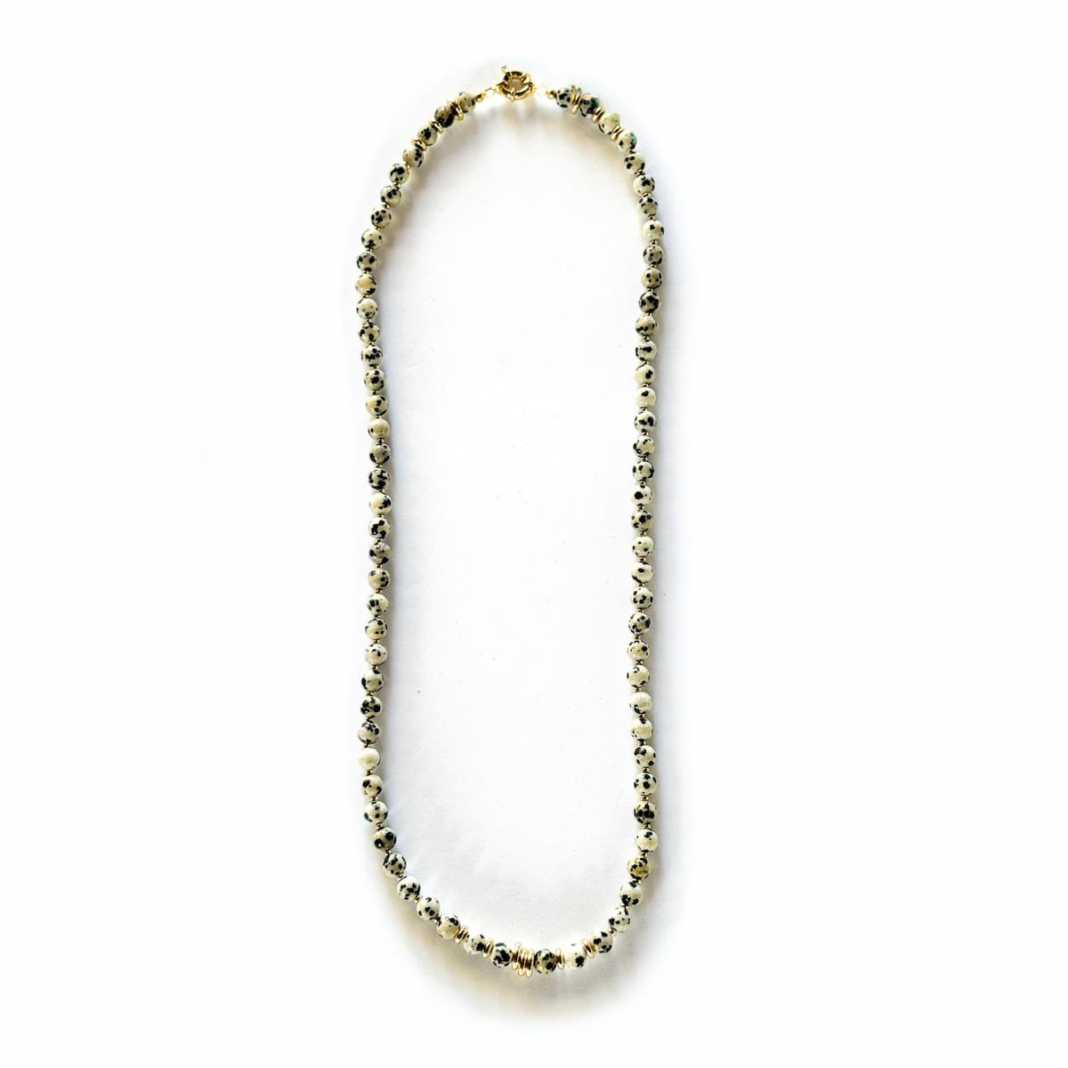 Oracle Dalmatian Jasper Necklace - Handmade by Mella - necklace - 