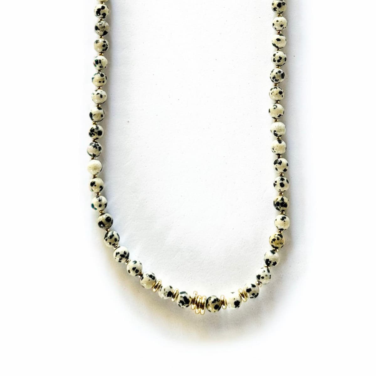 Oracle Dalmatian Jasper Necklace - Handmade by Mella - necklace - 