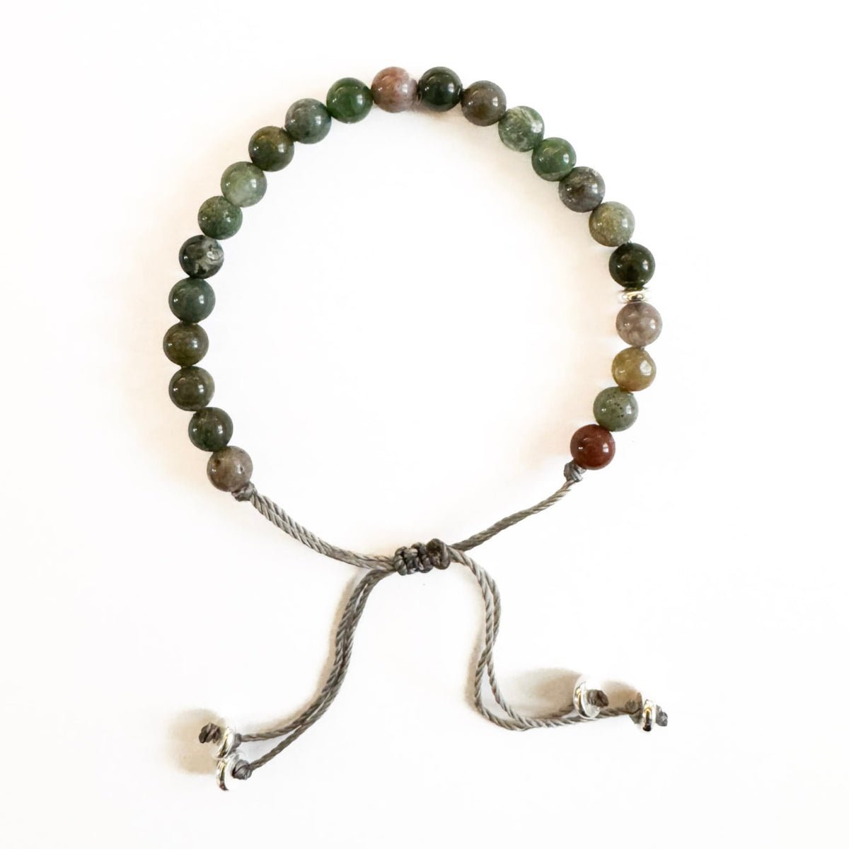 Oracle Indian Agate Bracelet - Handmade by Mella - Bracelet - 