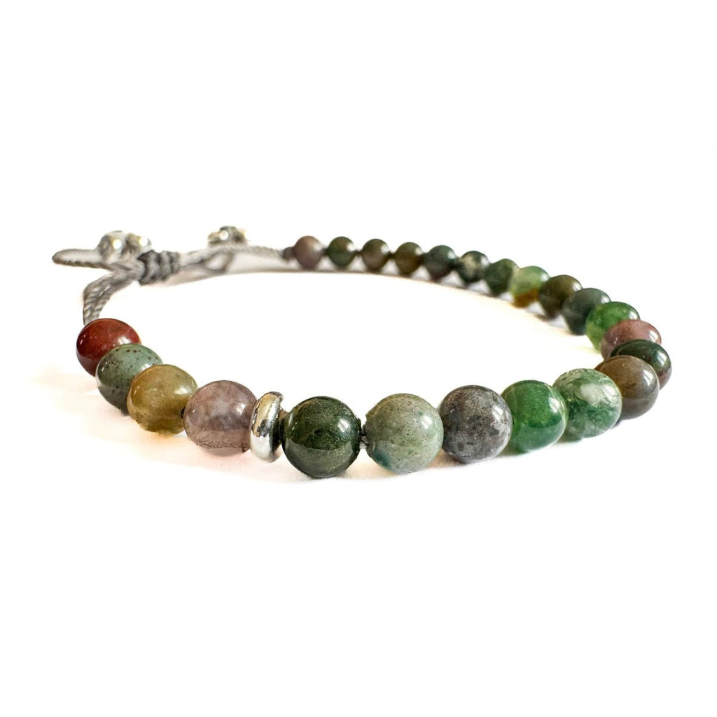 Oracle Indian Agate Bracelet - Handmade by Mella - Bracelet - 