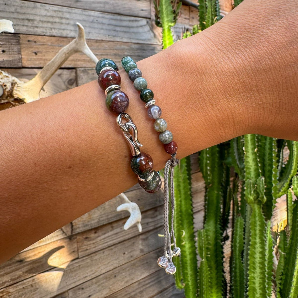 Oracle Indian Agate Bracelet - Handmade by Mella - Bracelet - 