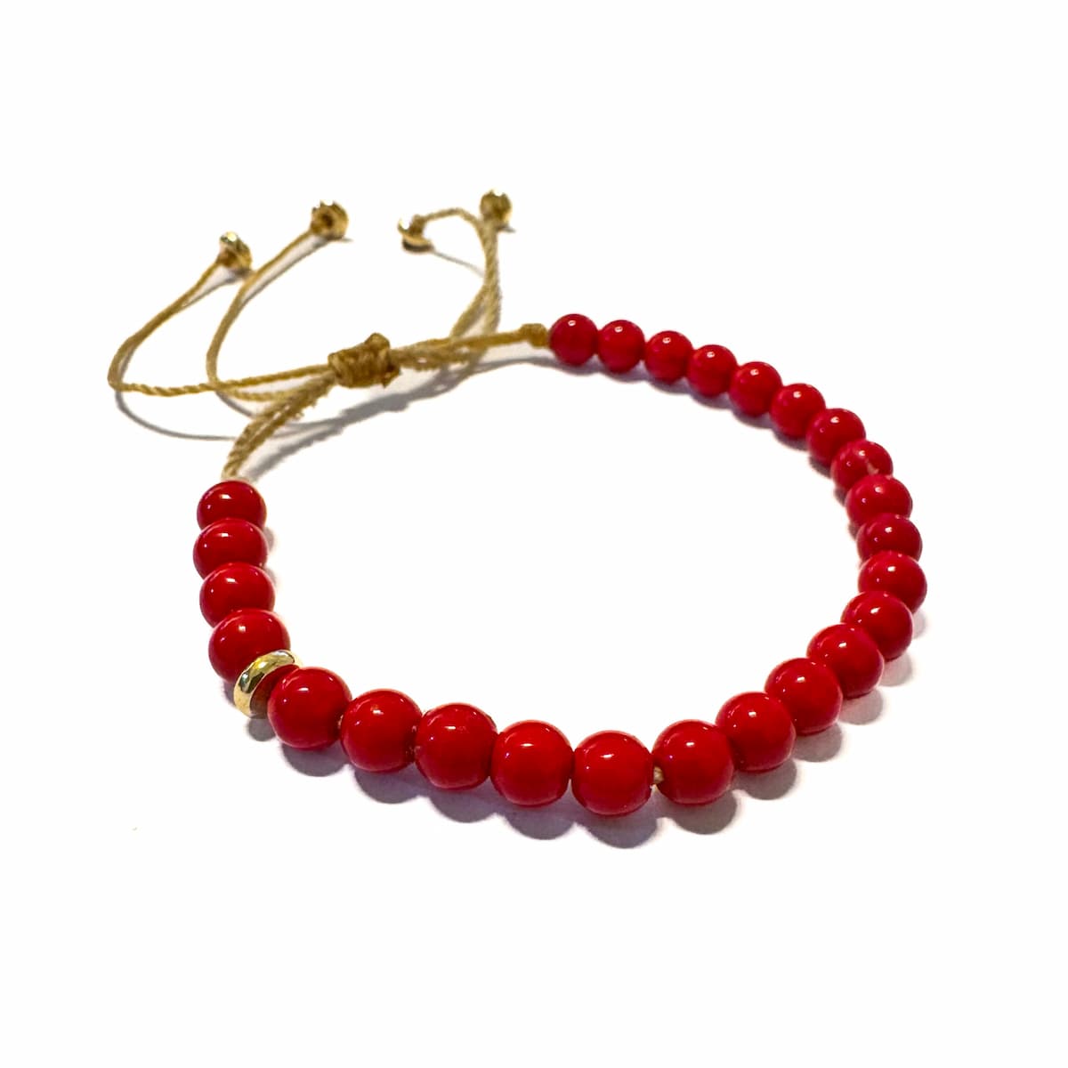 Oracle Red Coral Bracelet - Handmade by Mella - Bracelet - 
