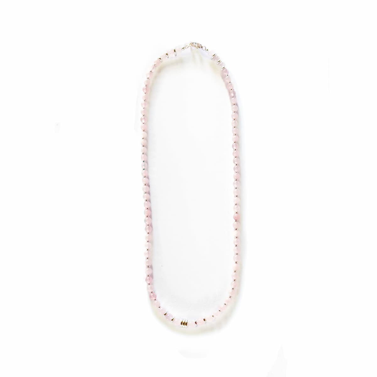 Oracle Rose Quartz Necklace - Handmade by Mella - necklace - 