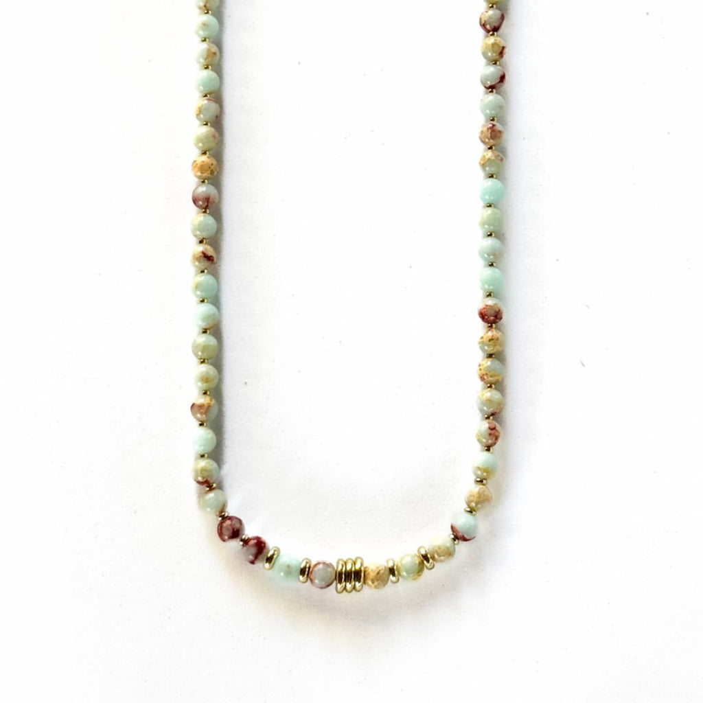 Oracle Shoushan Necklace - Handmade by Mella - necklace - 