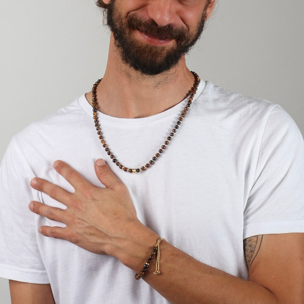 Oracle Tiger Eye Bracelet - Handmade by Mella - Bracelet - 