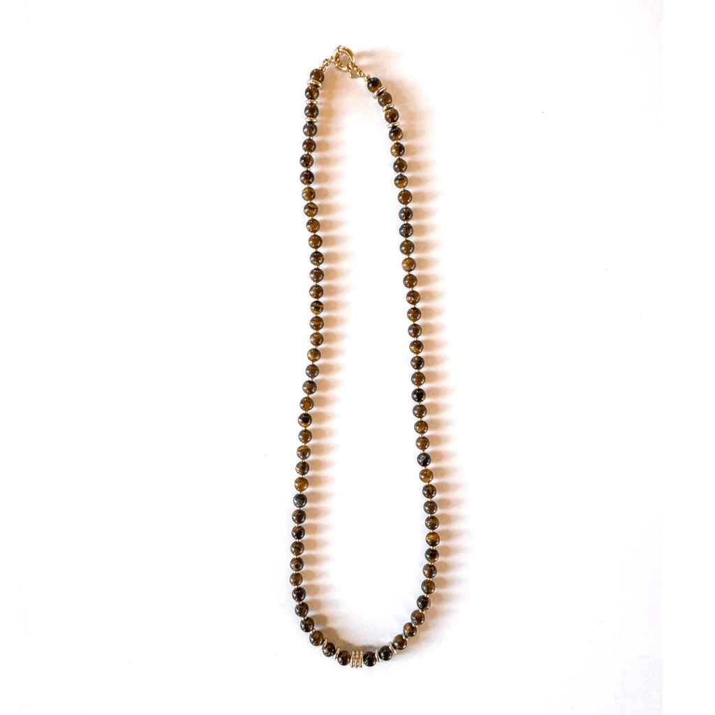 Oracle Tiger Eye Necklace - Handmade by Mella - necklace - 