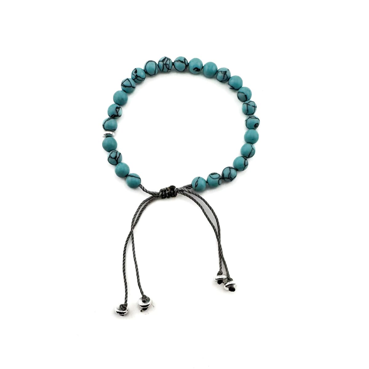 Oracle Turquoise Bracelet - Handmade by Mella - Oracle - Silver - plated - 
