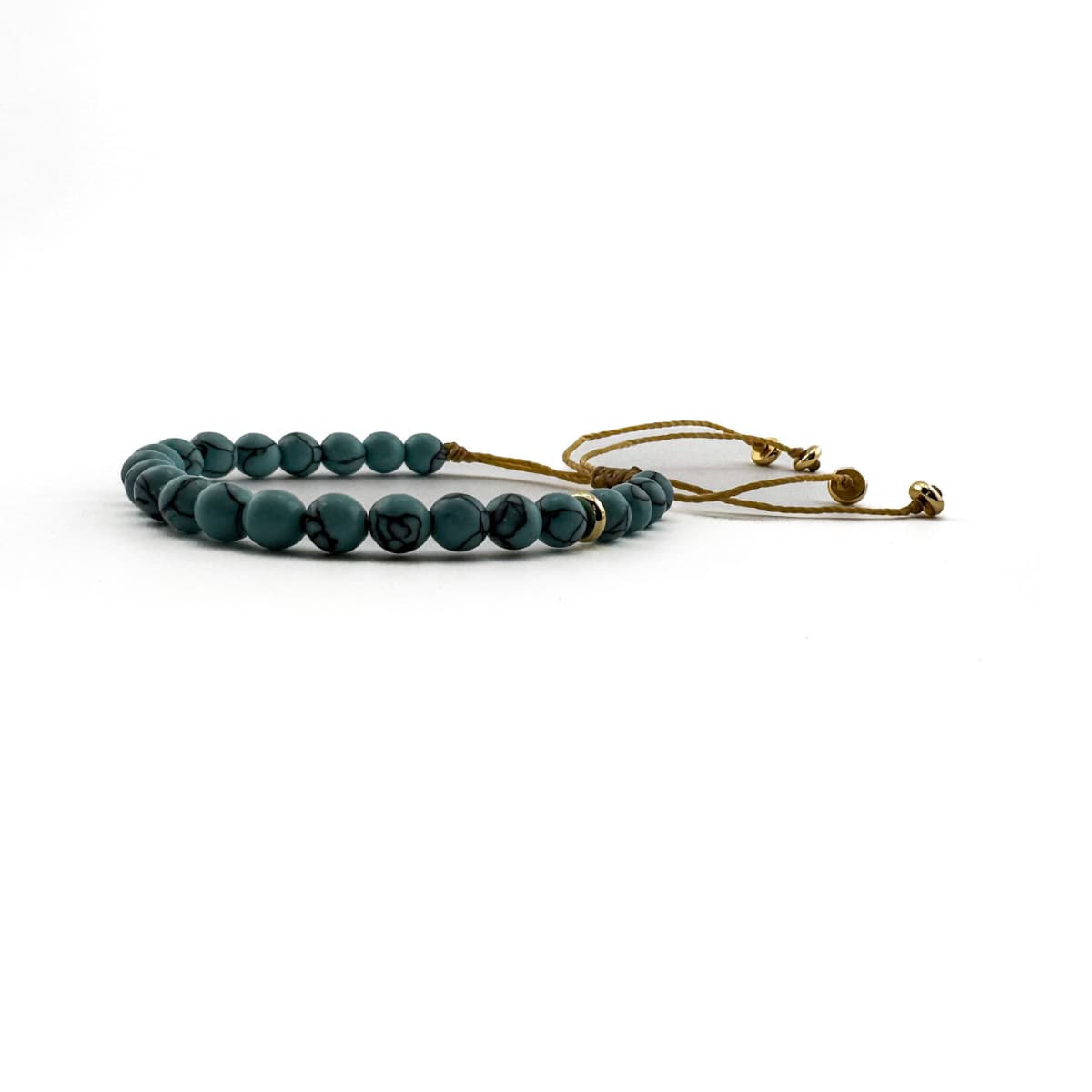 Oracle Turquoise Bracelet - Handmade by Mella - Oracle - 18k Gold Plated - 
