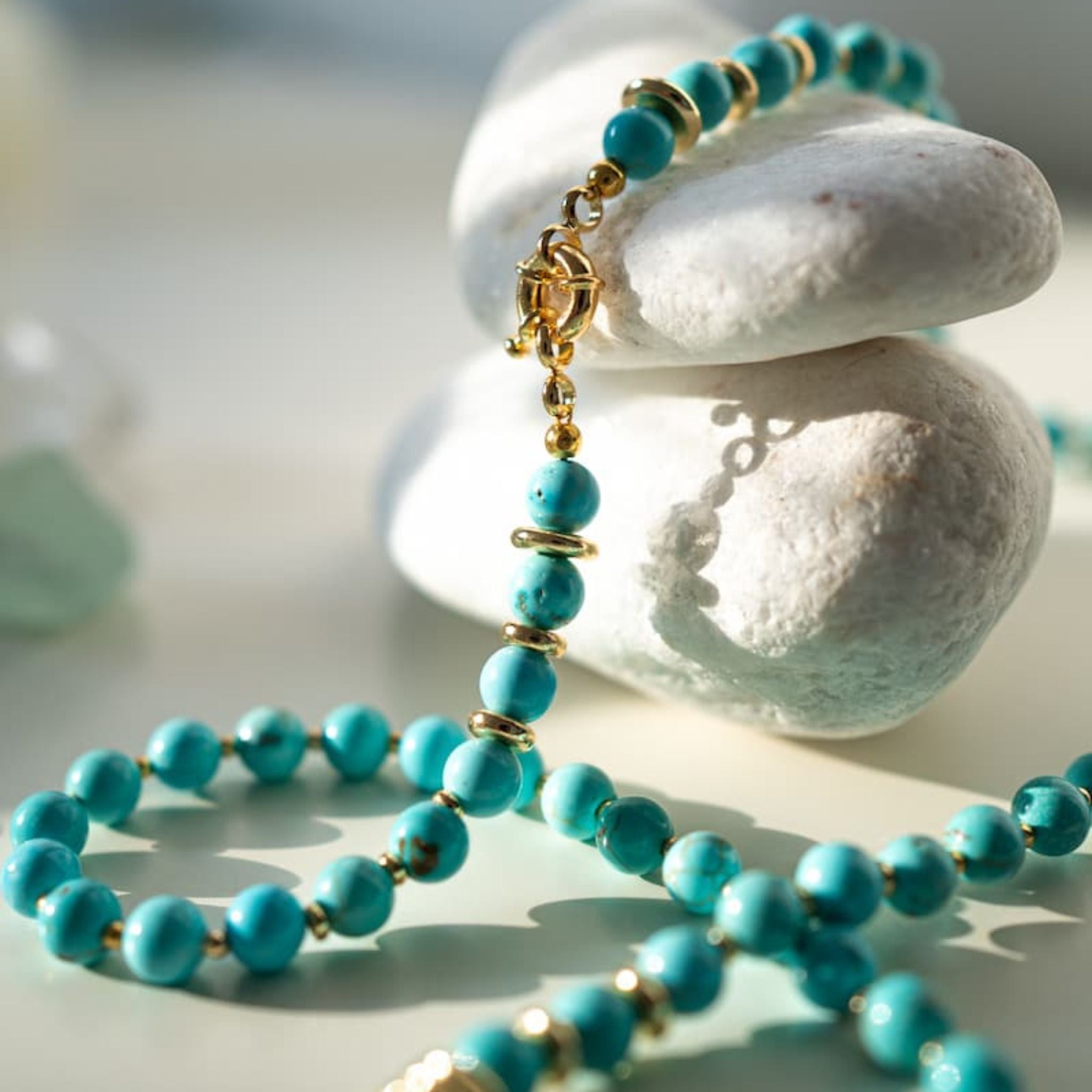 Oracle Turquoise Necklace - Handmade by Mella - necklace - 
