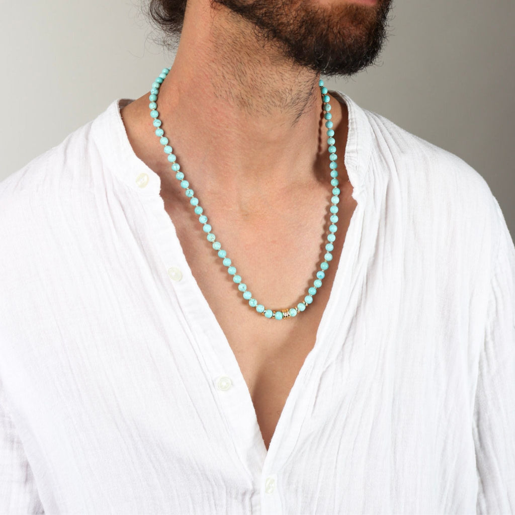 Oracle Turquoise Necklace - Handmade by Mella - necklace - 