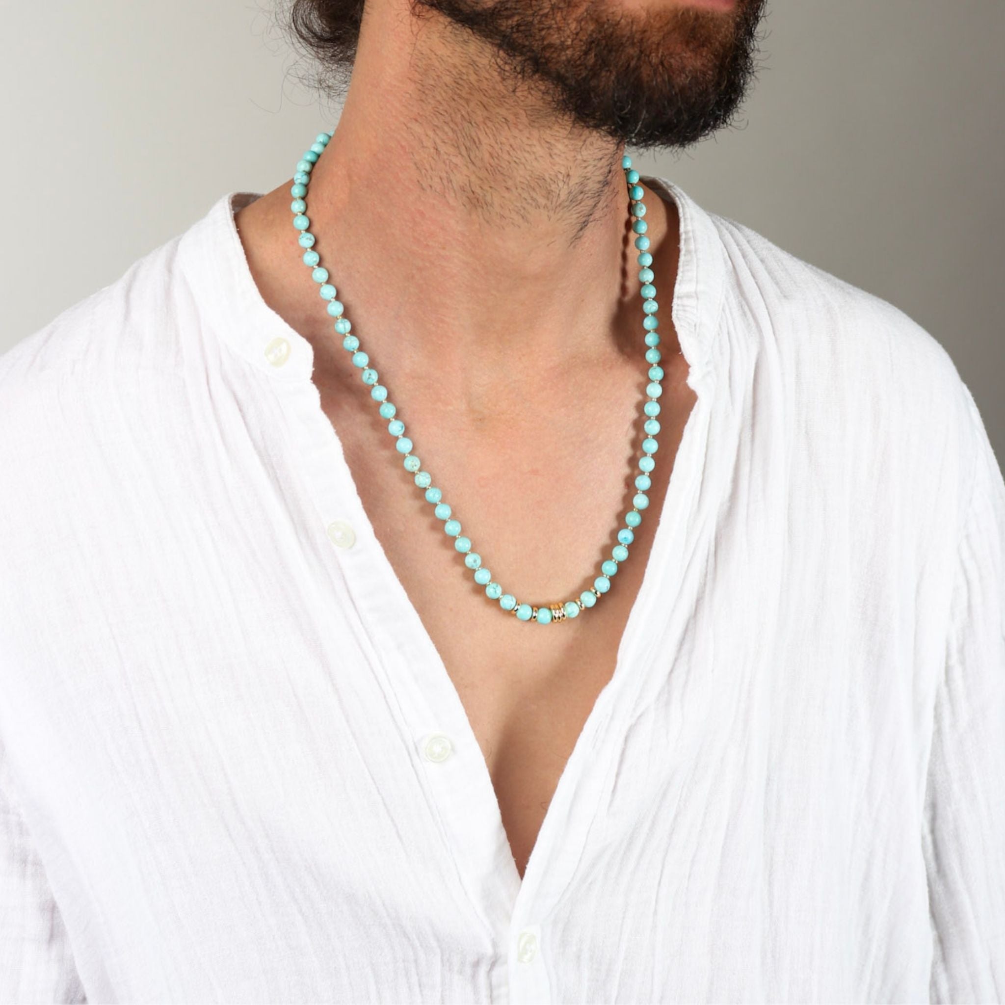 Oracle Turquoise Necklace - Handmade by Mella - necklace - 