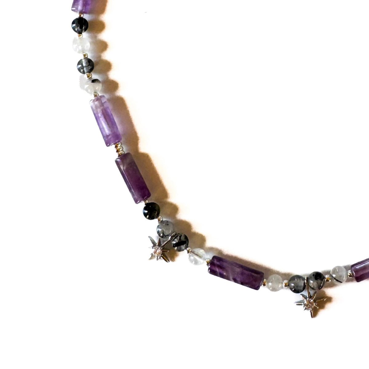 Princess Amethyst Necklace - Handmade by Mella - necklace - 