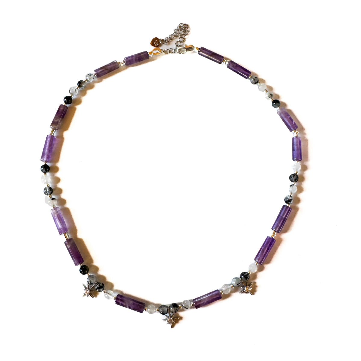 Princess Amethyst Necklace - Handmade by Mella - necklace - 