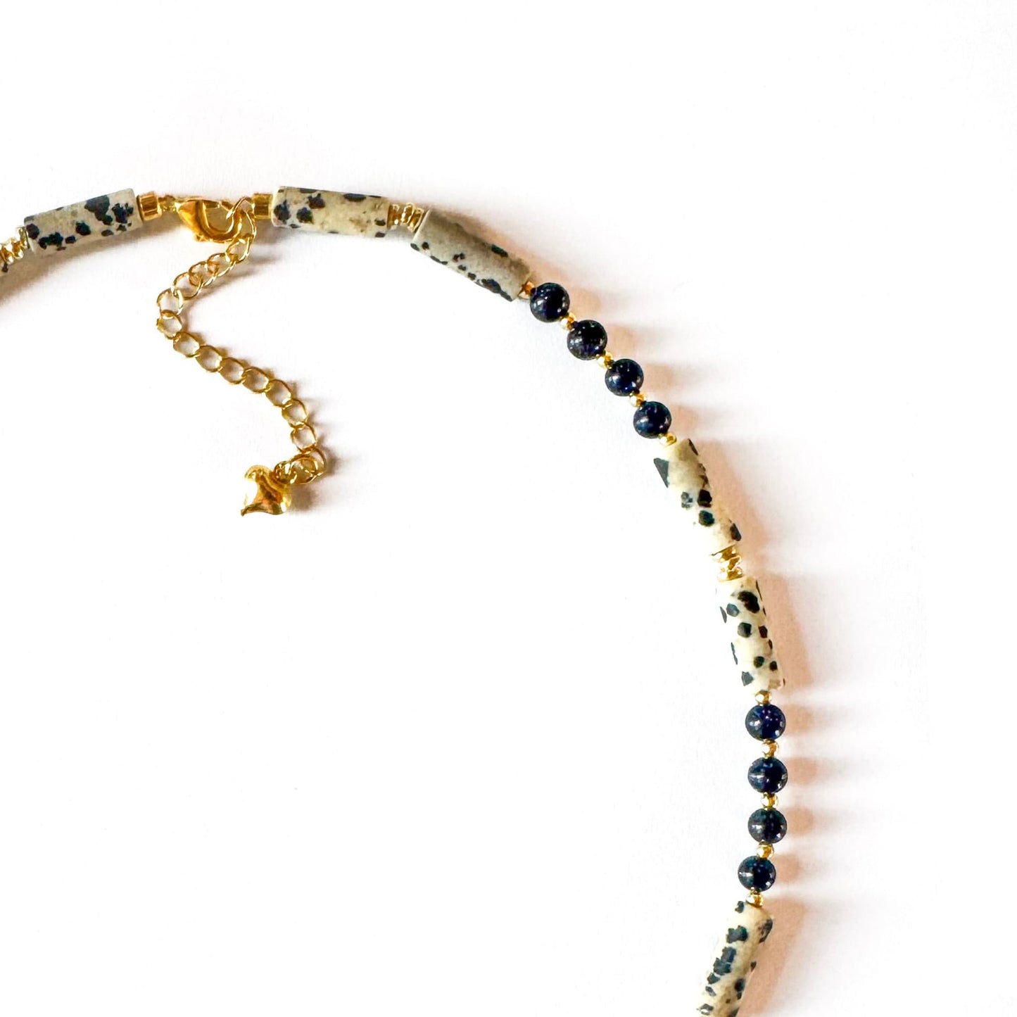 Princess Dalmatian Jasper Necklace - Handmade by Mella - Princess - 