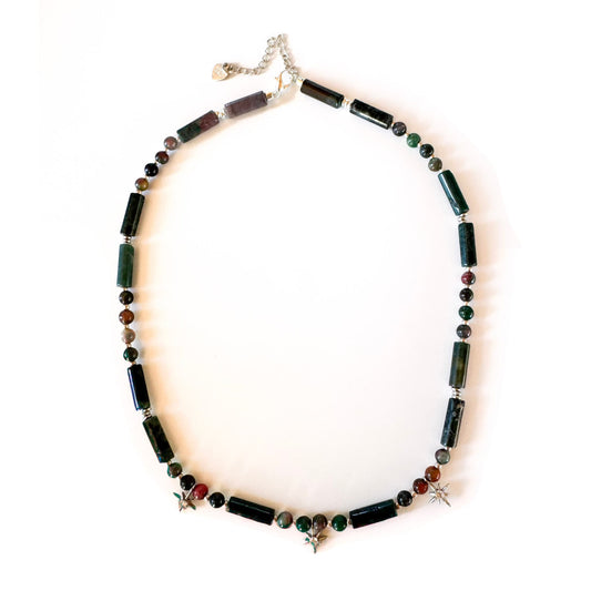 Princess Indian Agate Necklace - Handmade by Mella - Princess - 