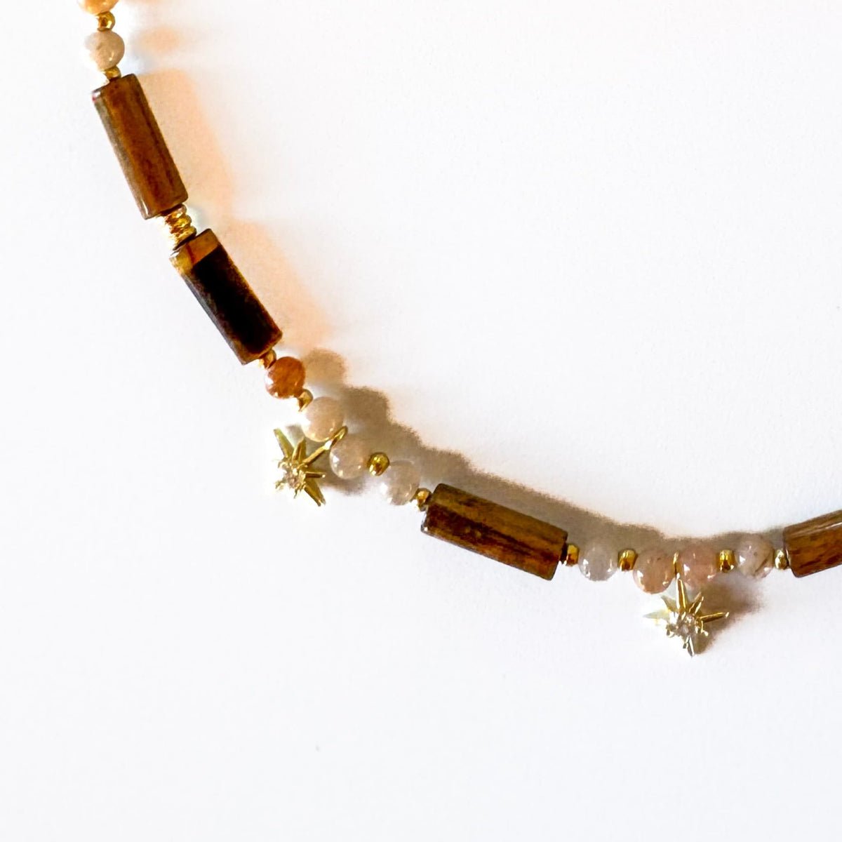 Princess Tiger Eye Necklace - Handmade by Mella - necklace - 