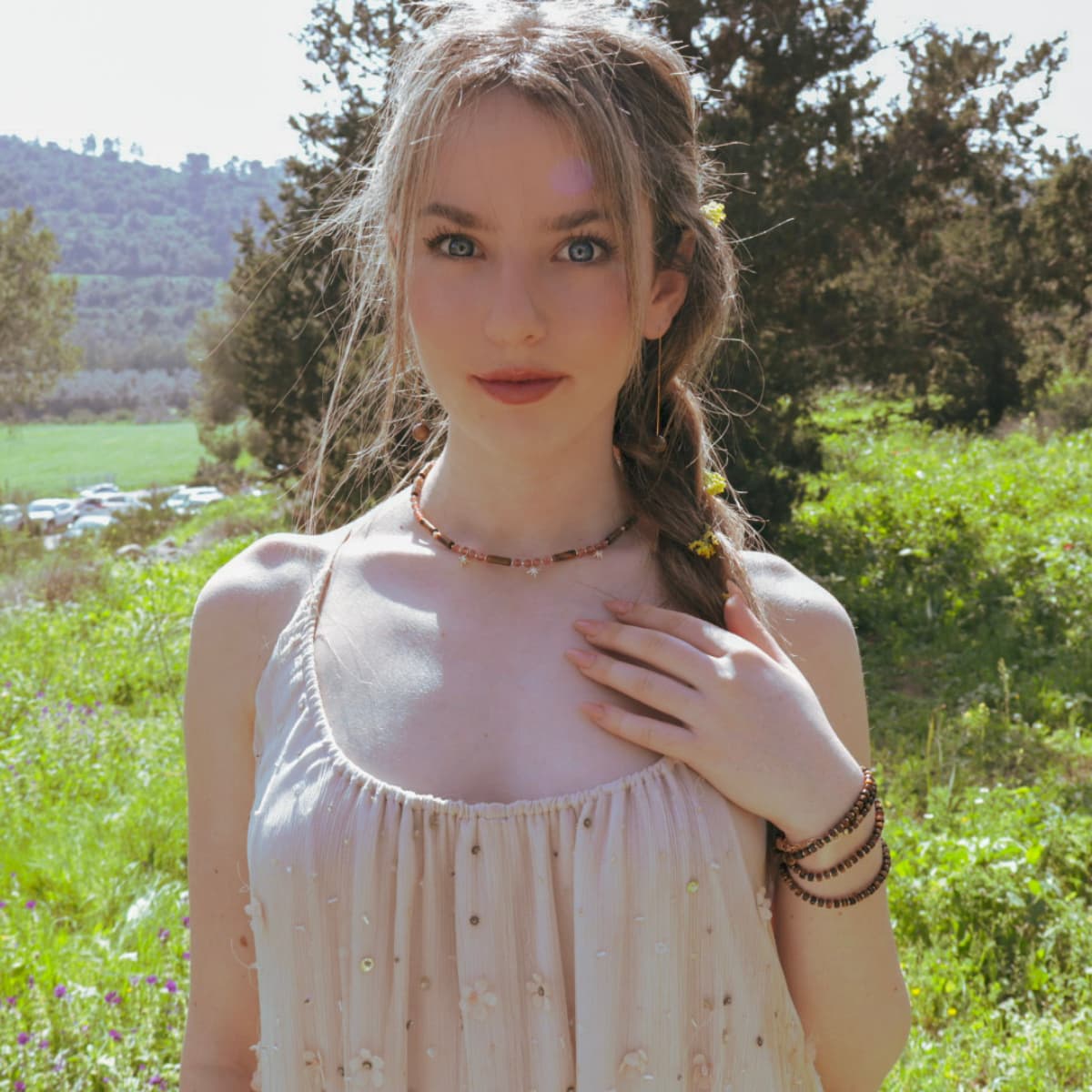 Princess Tiger Eye Necklace - Confidence You Can Feel - Handmade by Mella - Princess - 